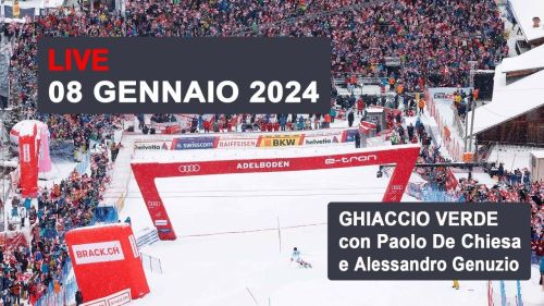 Ghiaccio verde del 8 gennaio 2024 con paolo de chiesa