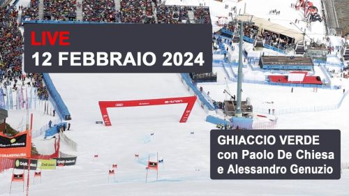 Ghiaccio verde del 12 febbraio con paolo de chiesa