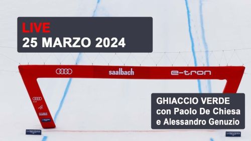 Ghiaccio verde del 25 marzo 2025 con paolo de chiesa