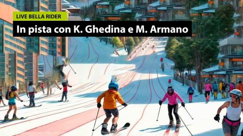Live bella rider - da turbigo con kristian ghedina e mario armano