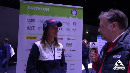 Lisa Vittozzi al microfono di Dario Puppo