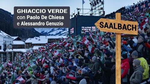 Ghiaccio verde da saalbach del 14 febbraio con paolo de chiesa