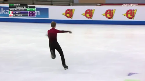 Matteo Rizzo stellare, lItalia conquista la medaglia di bronzo nel team event di pattinaggio di figura: il video della prova dellazzurro