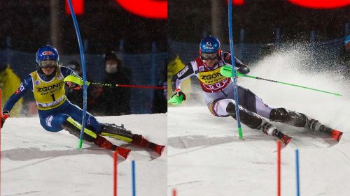 Shiffrin vs Vlhova, here are the two winning runs in Levi