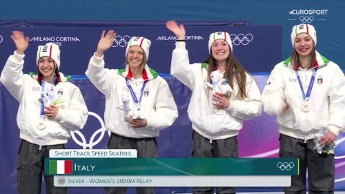 L'italia è d'argento nella staffetta femminile con arianna sighel, arianna fontana, chiara betti ed elisa confortola: rivivi la