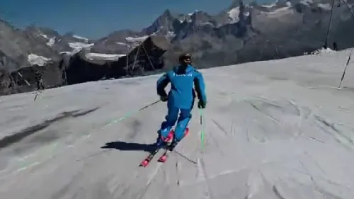Federica Brignone torna sugli sci: rivivi le immagini della Tigre al Plateau Rosà, in pista dopo oltre 150 giorni