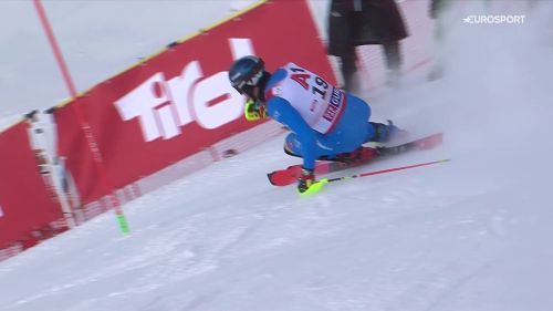 Alex vinatzer perde tante posizioni nella seconda manche dello slalom di gurgl e chiude 19°