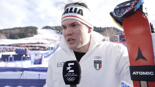 Alex vinatzer dopo il settimo posto nella combinata: 