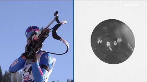 Lisa vittozzi fantastica nell'inseguimento di hochfilzen, il video dell'ultimo poligono dell'azzurra