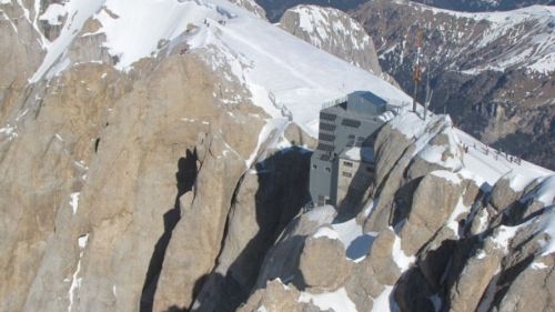 Terrazza panoramica di Punta Rocca in Marmolada