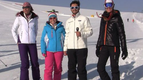 Vuarnet abbigliamento femminile 2013-2014, il test a Cervinia