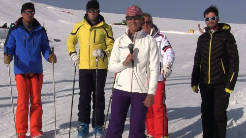 Vuarnet abbigliamento maschile 2013-2014, il test a Cervinia