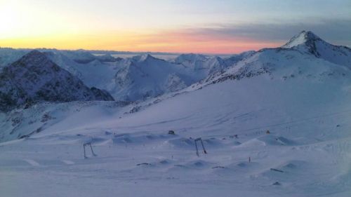 Ghiaccio Stubai alba 26 Ottobre 2011