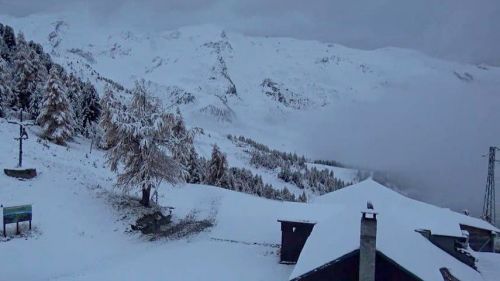 Prima nevicata sulle Alpi dell'inverno 2018/19. Fino a 80 cm sui rilievi