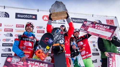 I vincitori della finale dello scorso anno a Verbier