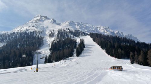panorma dal Passo Costalunga
