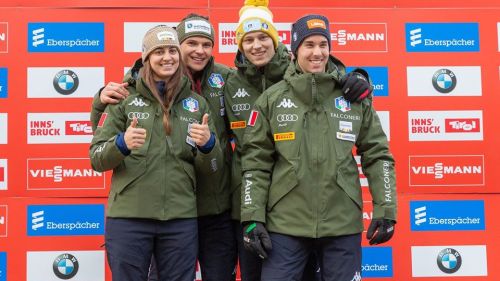 Italy on Igls shields: victory in Team Relay and third place for Dominik Fischaller
