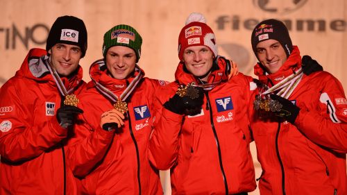 Mondiali Falun 2015 - Salto maschile, Gara a squadre Large Hill