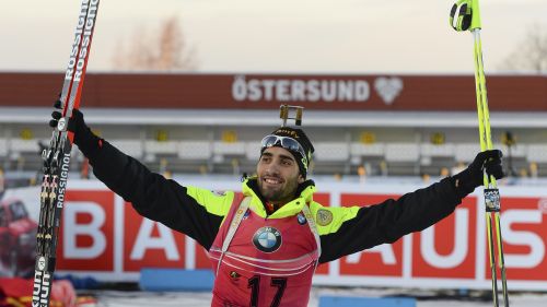 Martin Fourcade says "33" wins the 'tracking and equals Sven Fischer