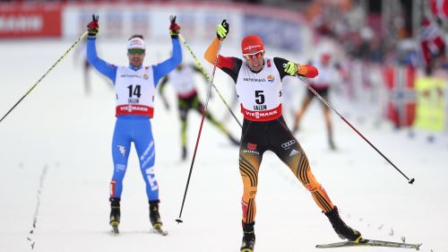 Storica medaglia d'argento per Alessandro Pittin nella gara vinta dal tedesco Johannes Rydzek