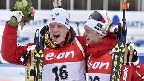 The brothers knives biathlon. Family, but also opponents