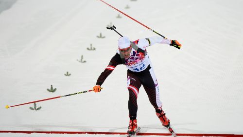 Christoph Sumann salter stage Pokljuka