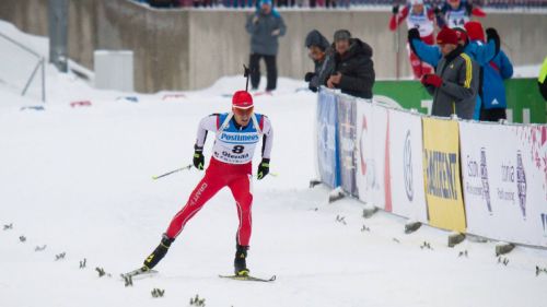 Bulgaria for the World Championships in Kontiolahti. Krasimir Anev enroute with the federation