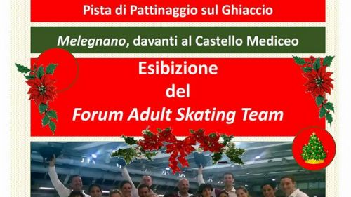 Esibizione del Forum Adult Skating Team