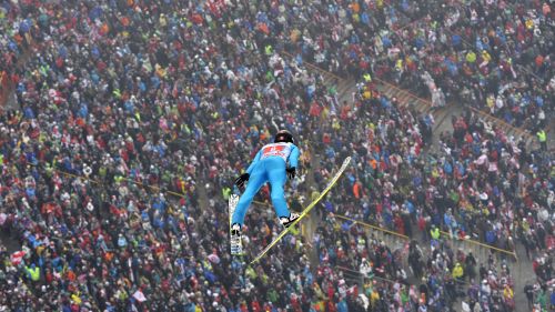 I partecipanti alla 62esima edizione della Tournèe dei Quattro Trampolini