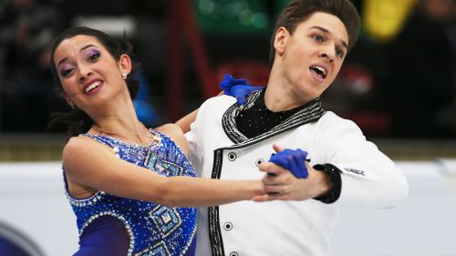 Bernardi/Giacomelli e Sforza/Sforza ai piedi del podio nell'Ice Star di Minsk