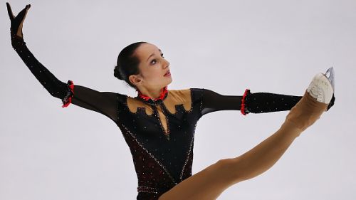 Polina Tsurskaya dipinge un programma libero da record