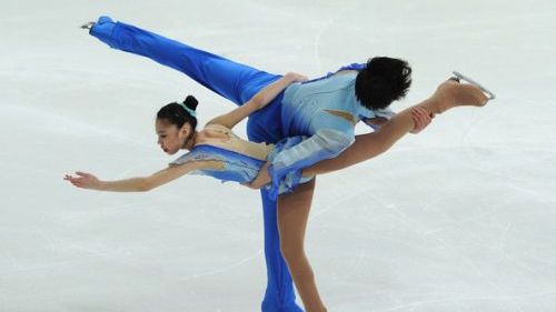 Xiaoyu Yu/Yang Jin comandano dopo lo short program Coppie