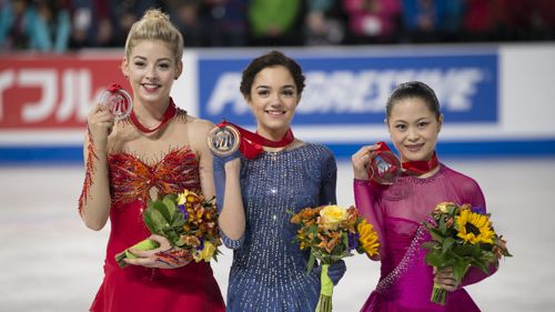 Evgenia Medvedeva e Gracie Gold danno spettacolo a Milwaukee