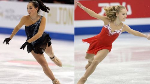 Elizaveta Tuktamysheva e Serafima Sakhanovich 'on fire'