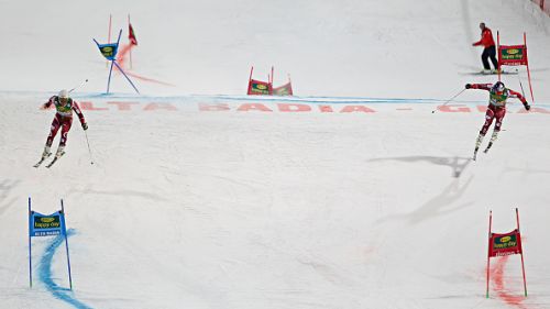 Hirscher vs Missilier apre il tabellone del gigante parallelo della Val Badia, cinque azzurri al via