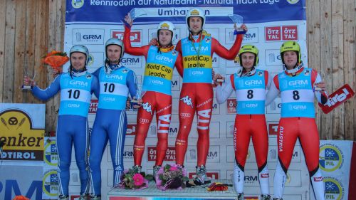 Patrick Pigneter e Florian Clara vicono ad Umhausen ed alzano al cielo la loro 7ma Coppa del Mondo!