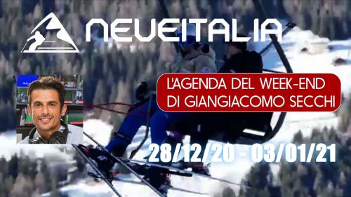Giangiacomo Secchi's weekend agenda - 27 December 2020 - 03 January 2021