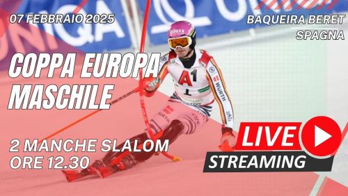 Live | baqueira beret | day 2 | coppa europa - 2 manche slalom maschile