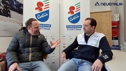 Mattia gaspari: 'scendere per primo sulla pista di cortina è stata un'emozione incredibile