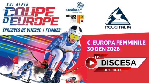 Orcieres/merlette - coppa europa 2025-26 - discesa femminile | race #2