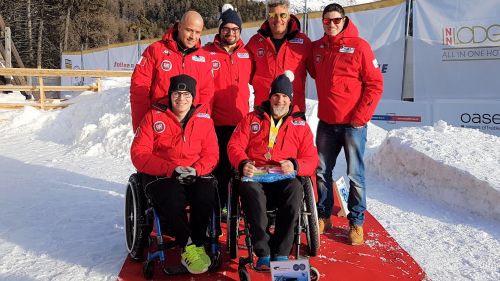 Fabrizio Caselli fifth in Sankt Moritz in the last round of the Parabob World Cup