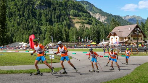 In September Pellegrino and his companions will battle Forni Avoltri for the summer titles of cross-country skiing and roller-s
