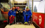 First training sessions on the track for the Parabob national team