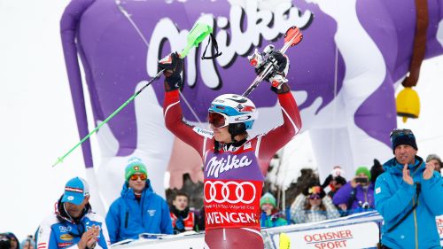 Slalom di Wengen: pettorale 1 per Mölgg, 3 Hirscher, 4 Kristoffersen, 6 Gross