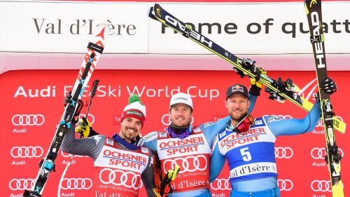 Le parole dei tre sul podio della Discesa di Val d’Isere. Jansrud: “È incredibile”; Fill: “Ho cominciato come lo scorso anno”