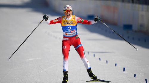 World Cup Fund: the cyclone Johaug on women's Skiathlon