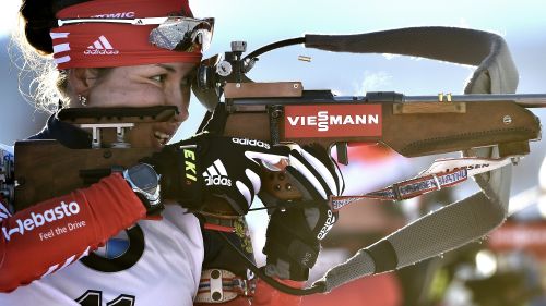 European Biathlon: the Single Mixed Virolaynen - Garanichev