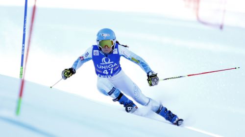 Mikaela Shiffrin and Megan McJames, the two gigantiste USA to Soelden