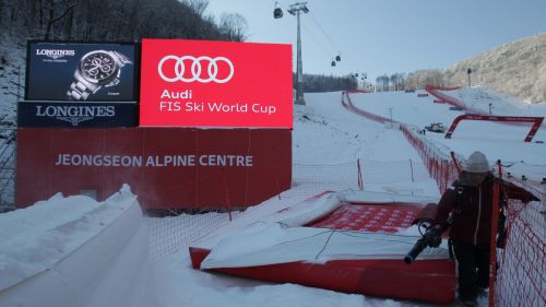 ok snow control for women's trip to Jeongseon