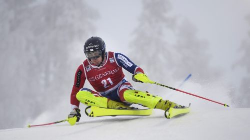 Dave Ryding, from Lancashire in sixth place of Levi